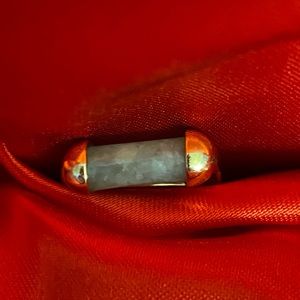 14 Karat Authentic jade Ring